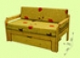  Диван-кровать "ФЛОРА" (Дк-1Ф) с ящиком для пост. белья 